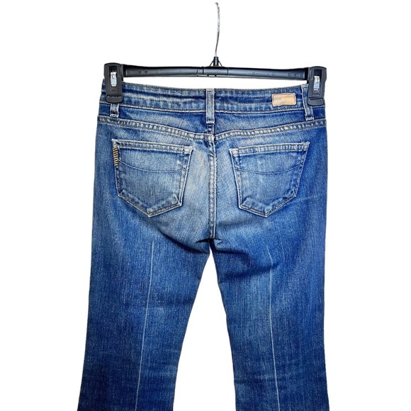 Paige Laurel Canyon Flare Leg Medium Wash Jeans - Picture 4 of 10